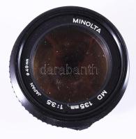 Minolta MD 135 mm 1:3,5 objektív, tokkal