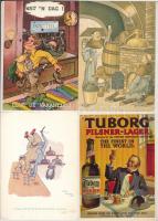ALKOHOL - 23 db MODERN képeslap / ALCOHOL - 23 modern postcards