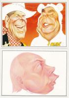 KARIKATÚRA - 20 db MODERN képeslap / CARICATURE - 20 modern postcards