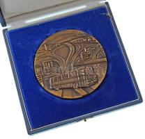 1970-1980 k. "A Volán feladataiban végzett eredményes munkásságáért" kétoldalas bronz plak...