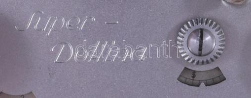 cca 1935 Certo Super Dollina. fényképezőgép, Schneider Kreuznach Xenar f: 2,8 f: 5 cm objektívvel,