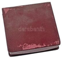 1970 k. "Lenin Kohászati Művek Diósgyőr" egyoldalas bronz emlékérem eredeti kopottas tokba...