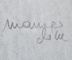 Maurer Dóra: 13 Traces. A művész, Maurer Dóra (1937-) festőművész, grafikus aláírásával a címlapon. ...