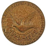 1989. "A Z2 Diósgyőr-Vasgyári Postagalambsport Egyesület 1929-1989" egyoldalas, öntött bronz emlékérem (116mm) T:AU