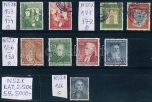 NSZK 9 jobb érték az 50-es évek elejéről (Mi EUR 250.-)