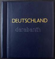 NSZK 1954-1977 gyakorlatilag teljes gyűjtemény KABE falcmentes előnyomott albumban kék rugós borítóv...