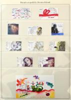 NSZK 2000-2006 teljes gyűjtemény falcmentes előnyomott albumban dekoratív kék csavaros borítóval (Mi...