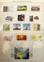 NSZK 2000-2006 teljes gyűjtemény falcmentes előnyomott albumban dekoratív kék csavaros borítóval (Mi...