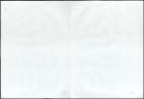 Erotikus művész fotók, 12 db, a hátoldalon jelzettek és számozottak (Photo Gaál), egy fotó sarkán ha...