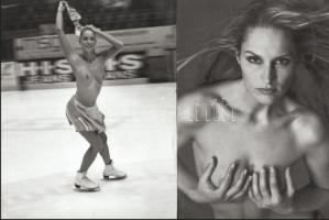 Erotikus művész fotók, 12 db, a hátoldalon jelzettek és számozottak (Photo Gaál), egy fotó sarkán ha...