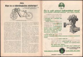 1931 A Motoros. A Magyar Motorosok Érdekeit Szolgáló Független Képes Szaklap. 1931. április. 25. III...