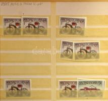 Magyar rendező maradvány, sorok és önálló értékek több példányban, deszortált anyag 14 db A/4 berakóban, hullámkarton ládában