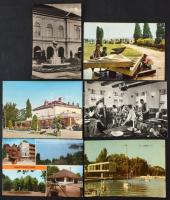 Balatonföldvár - Balatonfüred képeslap gyűjtemény, 650-700 db lap cipős dobozban sok fekete fehérrel közte kisalakúak is