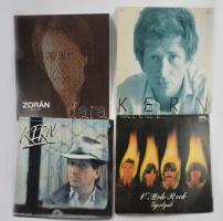 10 darab magyar bakelit lemez, Omega, Piramis, Koncz Zsuzsa, V'Moto-Rock, Kern, Zorán.