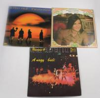 10 darab magyar bakelit lemez, Omega, Piramis, Koncz Zsuzsa, V'Moto-Rock, Kern, Zorán