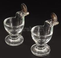 WMF szószkínáló pár, hibátlan, m: 8 cm + kanál