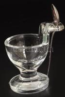 WMF szószkínáló pár, hibátlan, m: 8 cm + kanál