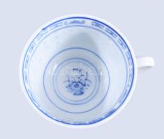 Kínai rizsszem mintás rizsboros készlet, tálcával, kiöntővel, hibátlan, d: 26 cm