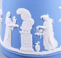 Wedgwood jasperware tejkiöntő, jelzett, hibátlan, m: 10,5 cm