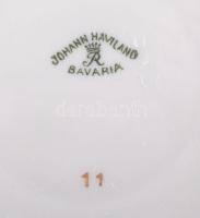 Johann Haviland egyszemélyes reggeliző szett, csésze alátéttel és desszertes tányér. Jelzés nélkül, ...