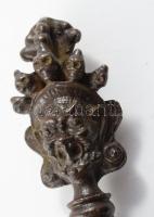 Díszes tibeti phurba, h: 9,5 cm