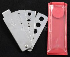 Gyémánt karátmérő, tokjában