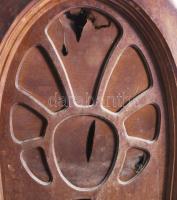 1934-1936 Orion "Kápolna" rádió. Sérüléssel, hiánnyal, 44x35 cm, nagyon ritka!