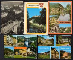 Cseh Köztársaság képeslap gyűjtemény az 50-es évektől benne sok Karlovy Vary