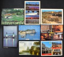 Kb 700 db nagyalakú modern képeslap cipős dobozban, főleg magyar és külföldi városképek