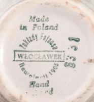 Wlocławek váza, jelzett, kopással, m: 18,5 cm