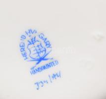 Herendi Apponyi zöld mintás tálka, jelzett, hibátlan, d: 10,5 cm