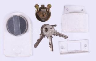 Intex Glob rácsavarós cilinderes ajtózár + Elzett egynyelves nyelvbehúzós bevésőzár