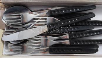 Kis doboznyi retro evőeszköz össz 20 db rozsdamentes