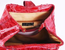 Vera Pelle bordó bőr táska, 30x36 cm