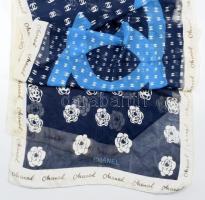 Chanel jelzésű sál, 50x160 xm