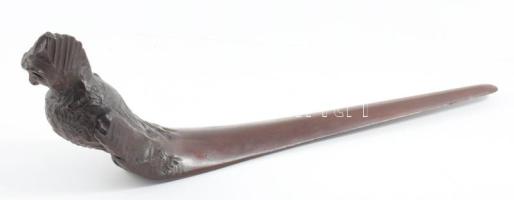 Madármotívumos levélbontó, h: 27 cm