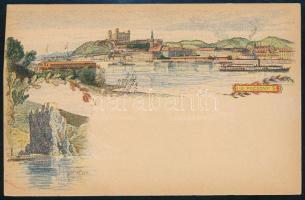 1896 2kr díjjegyes milleniumi képeslap, használatlan