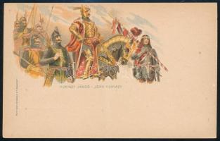 1896 2kr díjjegyes milleniumi képeslap, használatlan