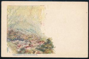 1896 2kr díjjegyes milleniumi képeslap, használatlan