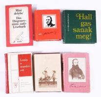 Doboznyi vegyes minikönyv, pl. Kőbánya 1945-1985, Együtt a szocializmusért, 1919 A vörös őr kis tank...