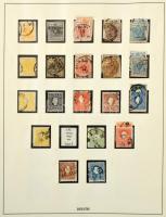 Ausztria szép és jó gyűjtemény az 1850-1937 közötti időszakból, nagyalakú albumban, nagyon magas katalógus érték, több ezer EUR!!!