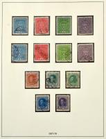 Ausztria szép és jó gyűjtemény az 1850-1937 közötti időszakból, nagyalakú albumban, nagyon magas kat...