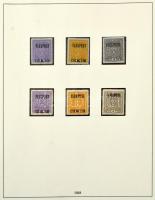 Ausztria szép és jó gyűjtemény az 1850-1937 közötti időszakból, nagyalakú albumban, nagyon magas kat...