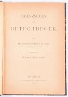 Krafft-Ebing R[ichárd]: Egészséges és beteg idegek. Ford.: Osváth Albert. Bp., 1885, Athenaeum, V+1+136 p. Átkötött félvászon-kötés, ceruzás aláhúzásokkal.