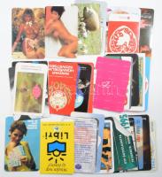 37 db vegyes kártyanaptár, közte két erotikus