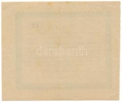 1925. Békéscsaba "Körösvidék R.-T." sorsjegy 100 mázsa bükk-hasáb tüzifáről "42"...