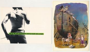 TELEFON - 15 db MODERN képeslap, közte duplumok / PHONE - 15 modern postcards, with identical ones