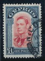 Ciprus 1938 1 Font Mi 154 ritka darab! luxus!