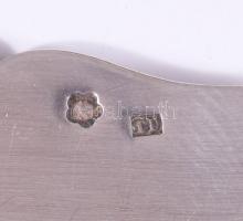 cca 1860-1930 A Perczel család hagyatékából származó 105 részes ezüst (Ag) evőeszköz- és szervírozó ...