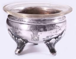 cca 1860-1930 A Perczel család hagyatékából származó 105 részes ezüst (Ag) evőeszköz- és szervírozó ...